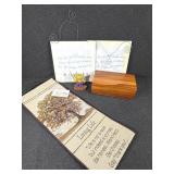 Wall Hangings, Small wooden trinket box