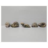 Chinese Carved Jade Figurines