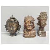 Native American Chief Bust, Buddha Bust