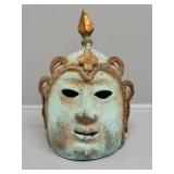 Bronze Blue & Green Mask Shang Dynasty