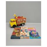 Singing Circus Truck, Fishing Game, Elbo Straws