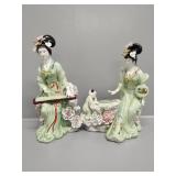 Chinese Geisha Figurines (2)