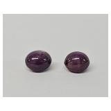 Purple/Red Circular Gems