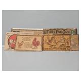 Folding Post Cards, Leather Post Cards