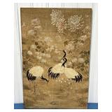 Chinese Silk Embroidery of Cranes