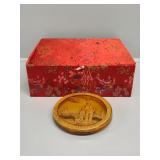 Fabric Box with Corc Coaster