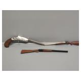 Toy Gun and Wooden Gun