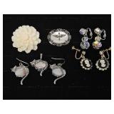 WWI Air Force "Sweetheart" Brooch, Cameo