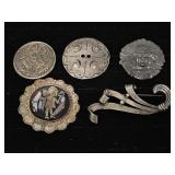 Sterling Pin/Pendants