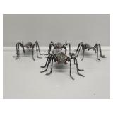 Homemade Metal Wire Spiders (4)