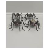 Homemade Metal Wire Spiders (4)