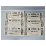 Scioto Furnace Store Uncut Obsolete Bills