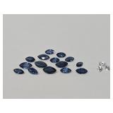 Nuntiya Graded Blue and White Gemstones