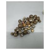 Steel Marbles, Large Clay Marbles