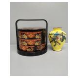 Japanese Bento Box and Vase