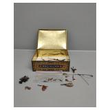 Chocolate Cloisonne with Fishing Lures