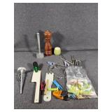 Corn Cob Holders, Wine Openers, Salt and Pepper