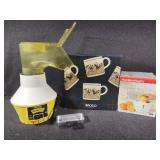 Popcorn machine drinking glasses and more