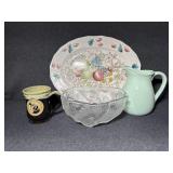 Iceberg Lettace Pattern Glass bowl