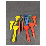 Adjustable Slip Knot Channel Locks, Ice Scrappers