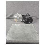 Pumpkin Candy Jar, Stovetop Kettle