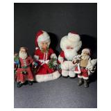 Homemade Santa and Mrs Klaus and 2 more
