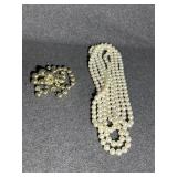 Very Long Fashion Pearl Necklace