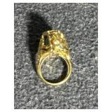 Trifari Interchangeable Jeweled Ring , Earrings