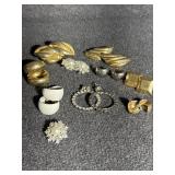 Clip and Pierced Earrings