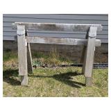 Wooden Sawhorses