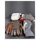 Assorted Driving Gloves, Hats