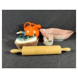 Roseville Dish, Pitchers, and More