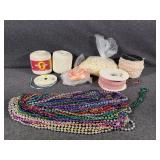 Ribbon, Beads, and More