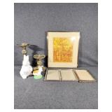 Candlestick Holders, Wall Art, Bunnies