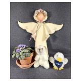 Small Stuffed Animals, Wooden Angel