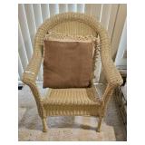 White Wicker Chair