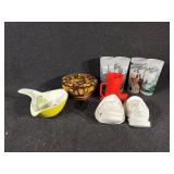 Mackinaw Frosted Glasses, Gravy Seperator