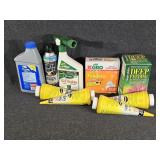 Turf Builder, Indoor Fogger, Gopher Poison, Weed
