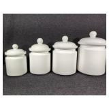 White Canisters