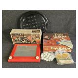 Etch a Sketch, Triple Yahtzee and sentence cube