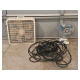20 Inch Fan, Extension Cord, Ocillating Fan