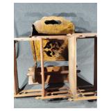 Wooden Magazine Holder, Wooden Paper Towel