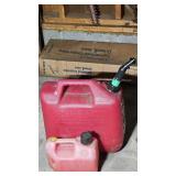 Plastic gas cans