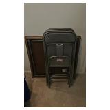 Folding table and 3 chairs