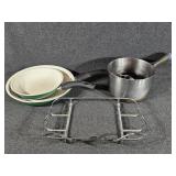 Pot, Frying Pans, Holder