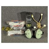 Hearing Protection, Safety Glasses, Tennis Balls