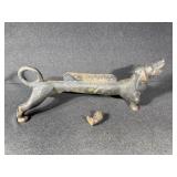 Cast Iron Dashound Boot Scraper