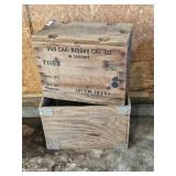 Wooden Ammo Boxes