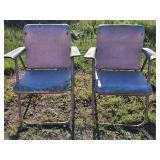 2 Metal Folding Chairs