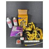 Spark plug wire set, straps, Weatherseal, and more